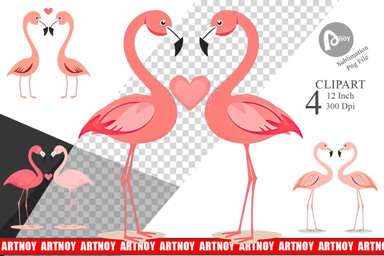 Flamingo Clipart Image 6