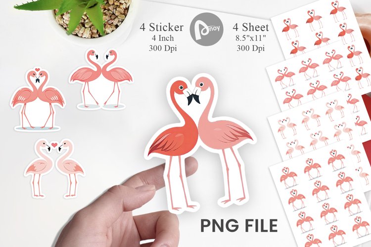 Flamingo Clipart Image 24