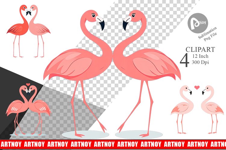 Flamingo Clipart Image 4