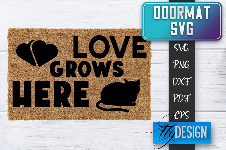 Doormat SVG Design | Welcom Home SVG | Home Decor SVG v.4 example image 1