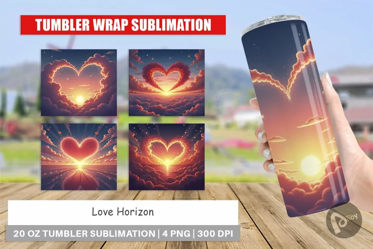 Tumbler Love Horizon