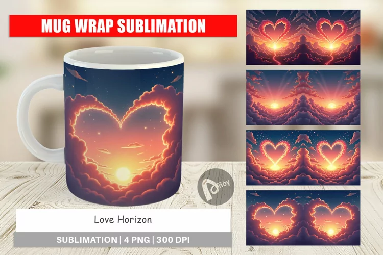 Mug Wrap Love Horizon