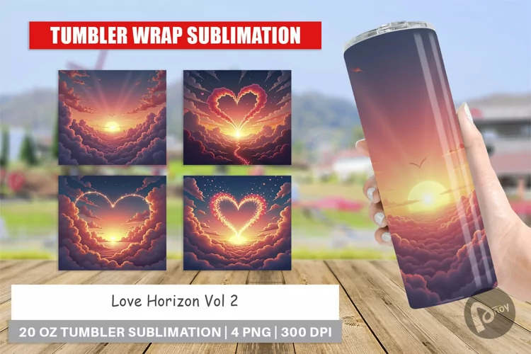 Tumbler Love Horizon