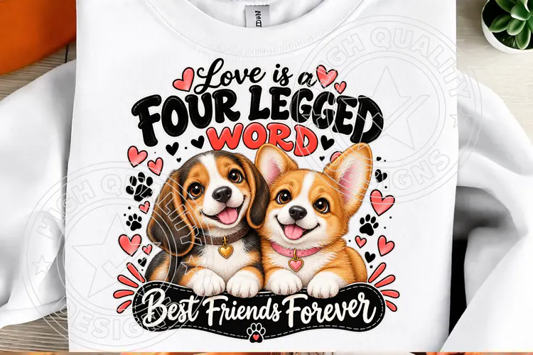 Love Is a Four Legged Word PNG