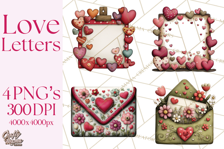 Romantic Valentine Letters, Cards, Envelopes, Mailboxes PNG