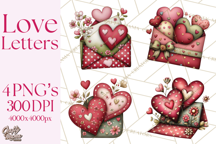 Romantic Valentine Letters, Cards, Envelopes, Mailboxes PNG
