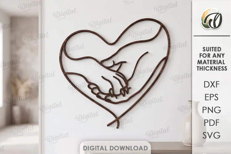 Pet Lover Line Art Decor Laser Cut. Home Wall Decor SVG