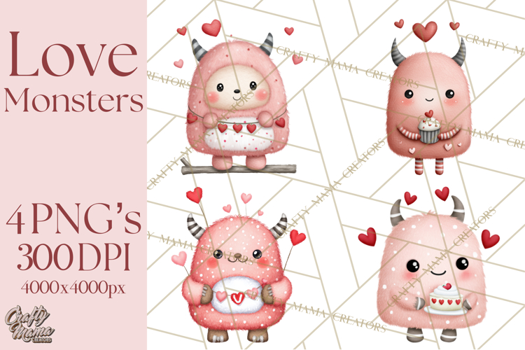 Cute Monster Clipart Image 13