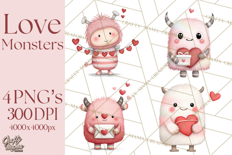 Cute Monster Clipart Image 16