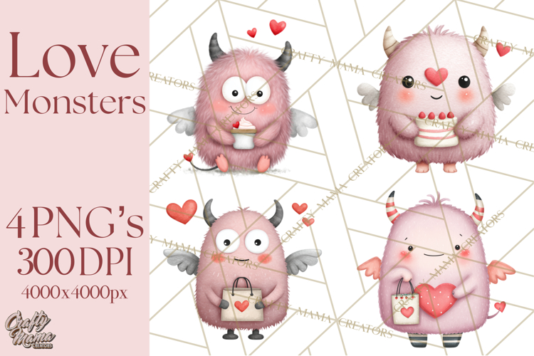 Cute Monster Clipart Image 23