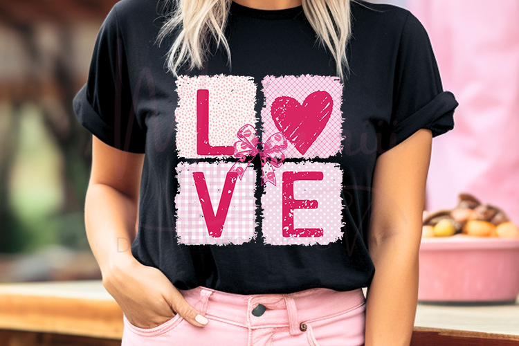 Love Minimalist Design for Shirts and Home Decor, Romantic