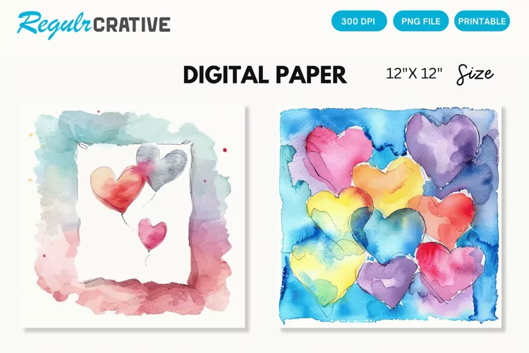 Love Sticky Notes Seamless Digital Paper, Love Pattern