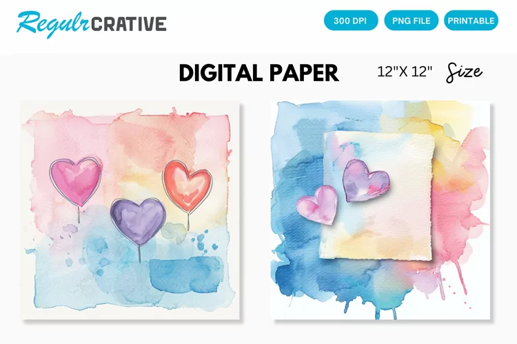 Love Sticky Notes Seamless Digital Paper, Love Pattern