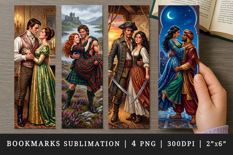 Love story bookmarks printable sublimation bookmark design