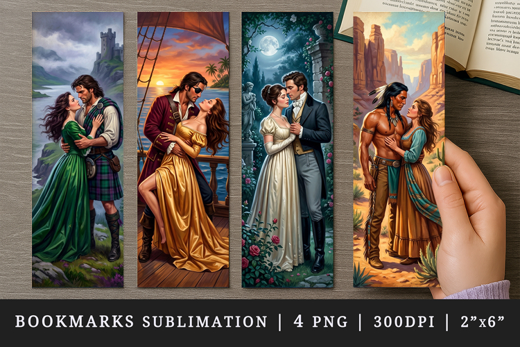 Love story bookmarks printable sublimation bookmark design