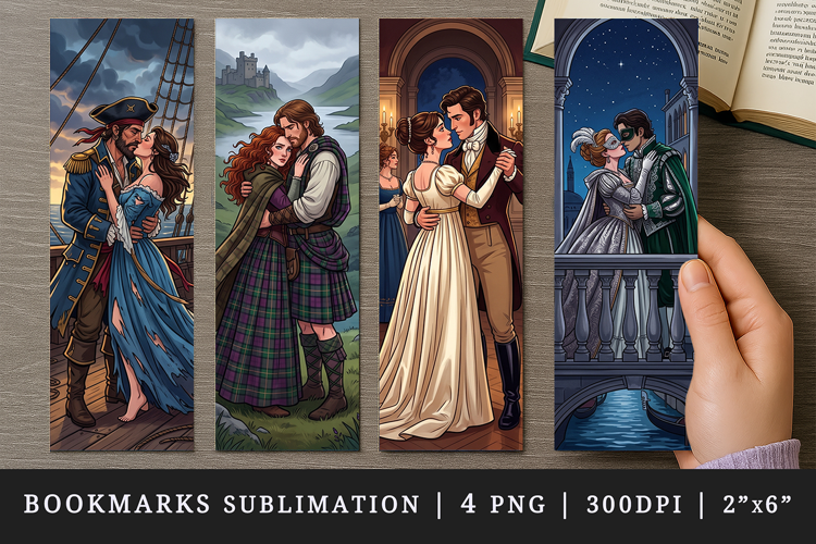 Love story bookmarks printable sublimation bookmark design