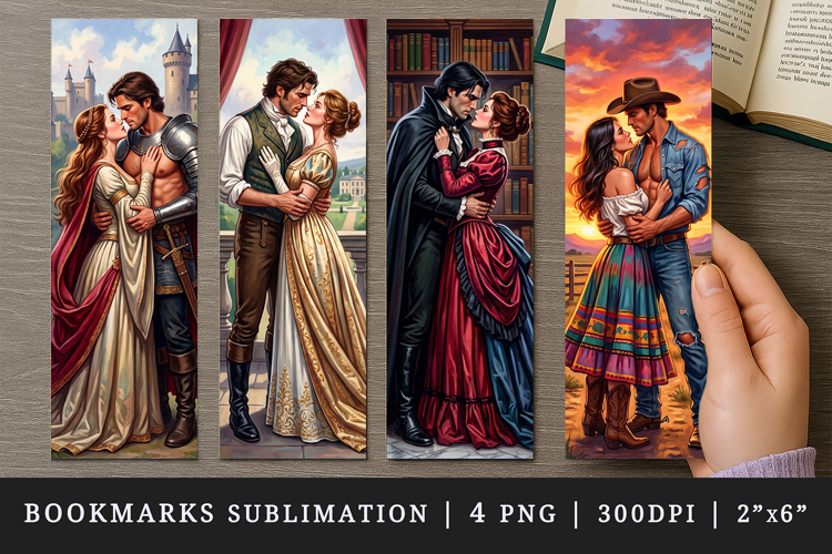Love story bookmarks printable sublimation bookmark design