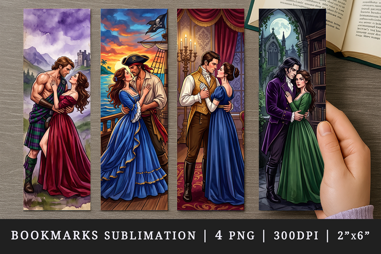 Love story bookmarks printable sublimation bookmark design