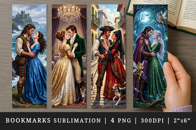 Love story bookmarks printable sublimation bookmark design