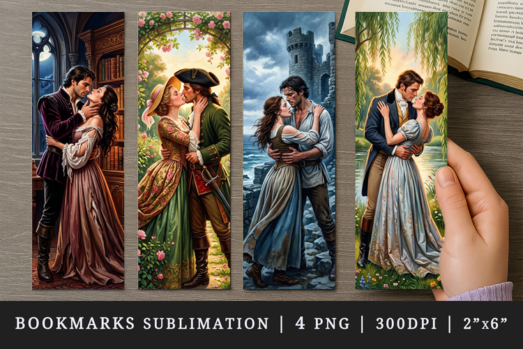 Love story bookmarks printable sublimation bookmark design