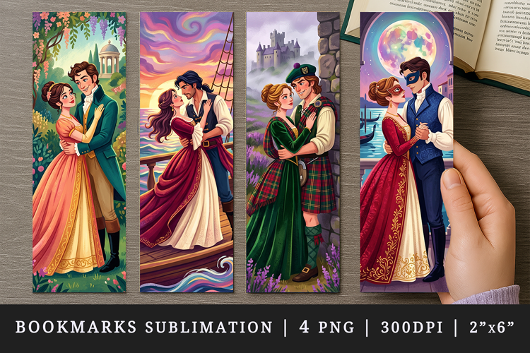 Love story bookmarks printable sublimation bookmark design