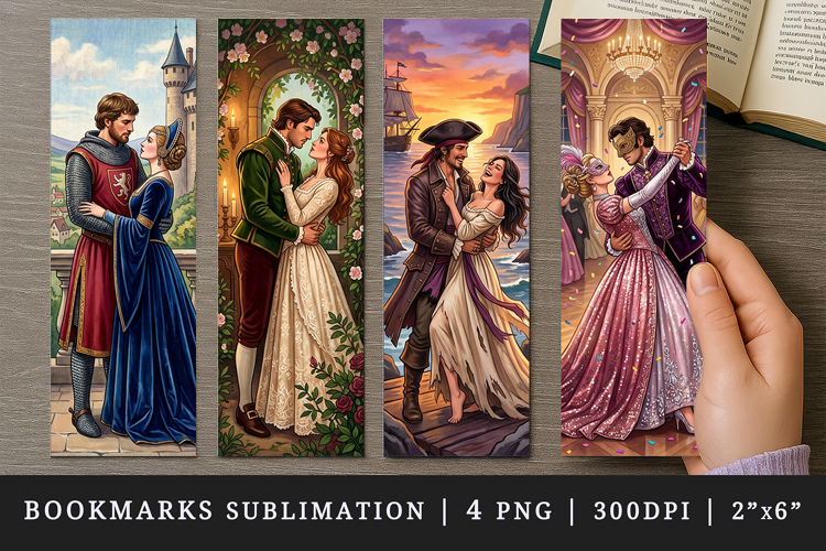 Love story bookmarks printable sublimation bookmark design