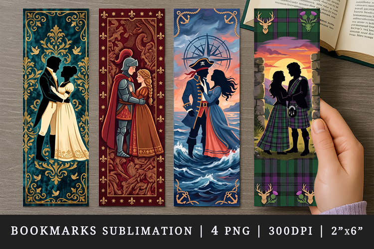 Love story bookmarks printable sublimation bookmark design