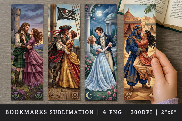 Love story bookmarks printable sublimation bookmark design