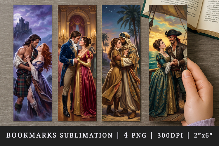 Love story bookmarks printable sublimation bookmark design