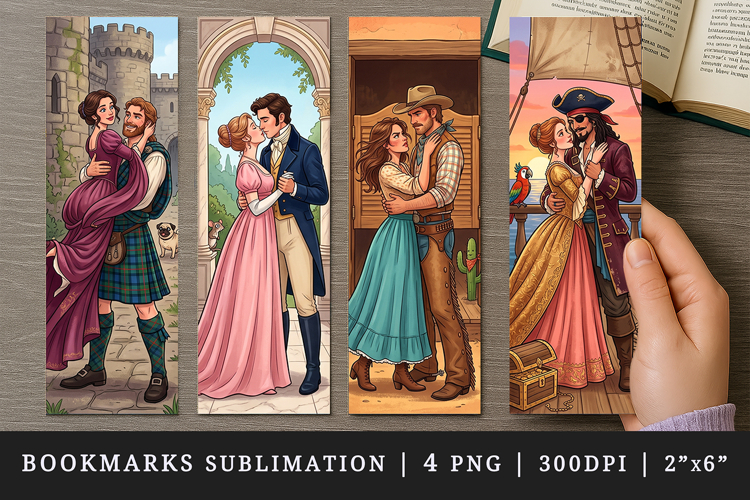 Love story bookmarks printable sublimation bookmark design