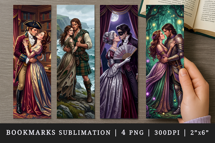 Love story bookmarks printable sublimation bookmark design
