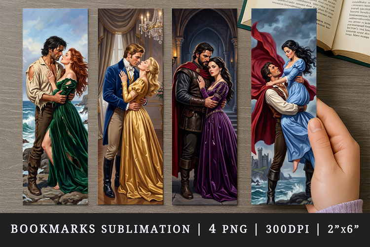 Love story bookmarks printable sublimation bookmark design