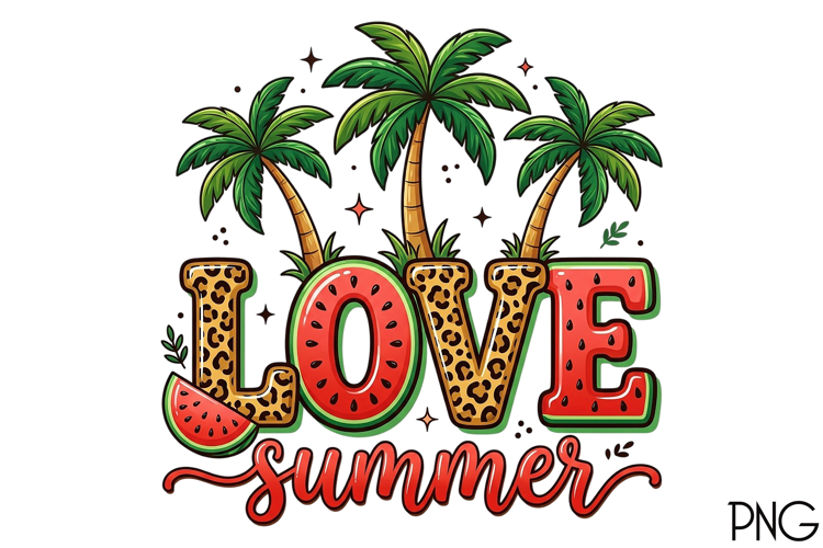 Love Summer Watermelon Png