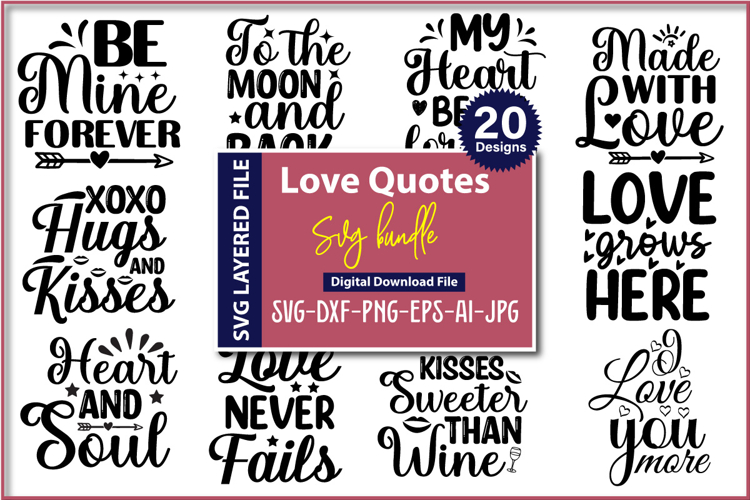 Love Quotes Svg Image 13