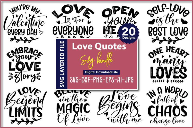 Love Quotes Svg Image 12