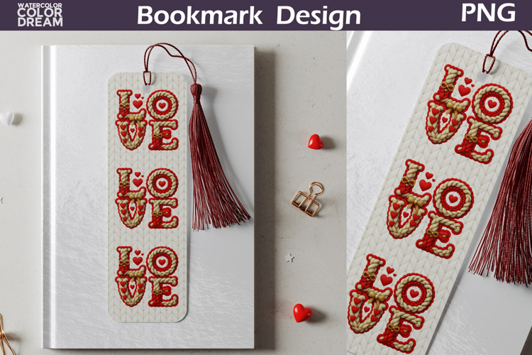Valentine Love Bookmarks | Valentines Day Bookmark