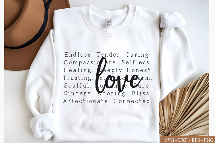 Love Words png svg, Love tshirt design png, submliation png