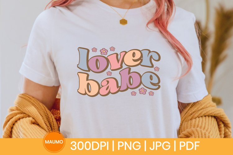 Lover babe | Valentine sublimation clipart