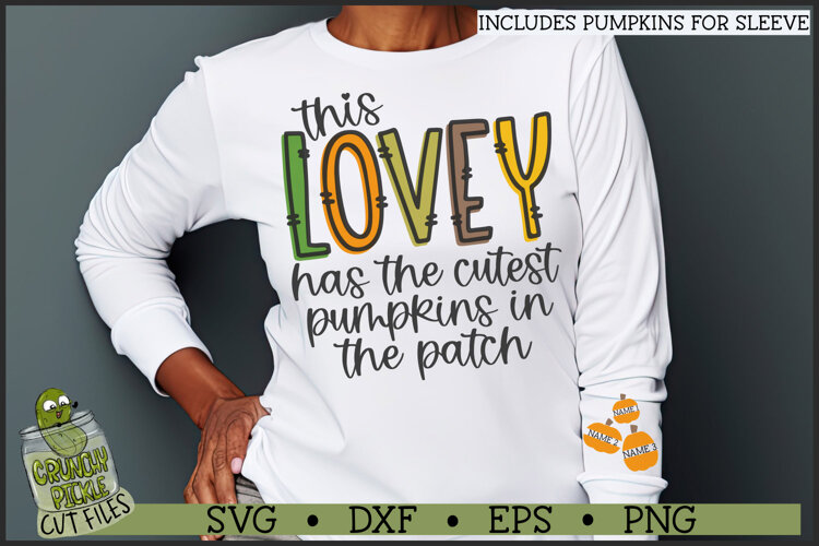 Lovey Pumpkin Patch SVG File example image 1