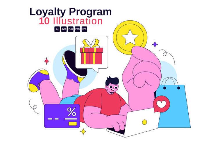 10 Loyalty Program Illustration