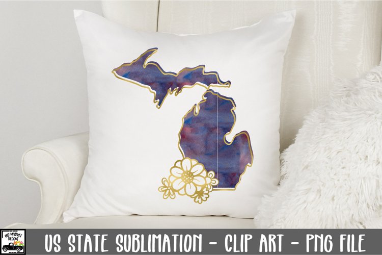 Michigan Sublimation PNG File example image 1