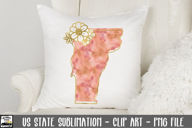 Vermont Sublimation PNG File