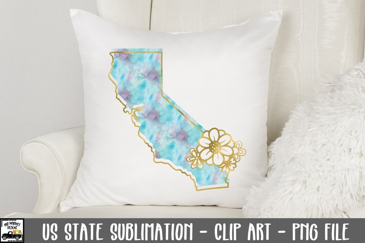 California Sublimation PNG File