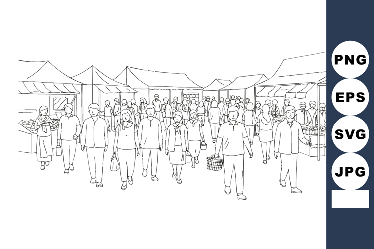 Market Clipart Image 6