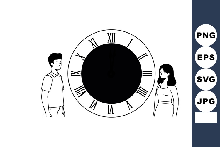 Man And Woman Silhouette Image 4
