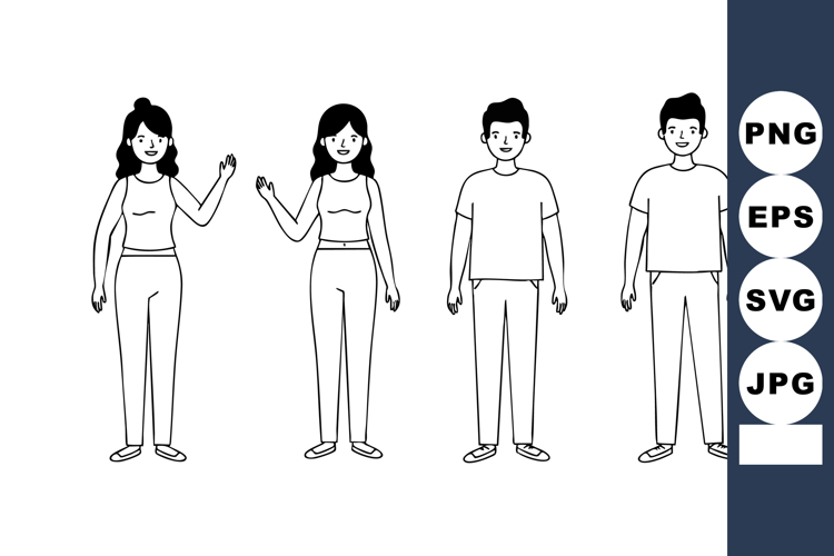 Female Clipart Image 16
