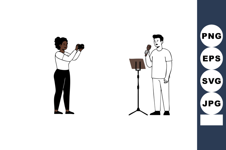 Microphone Clipart Image 16