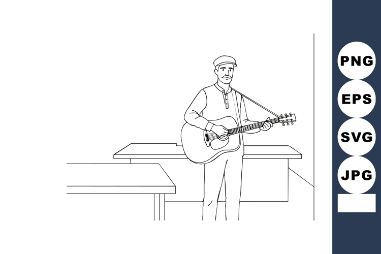 Guitar Clipart Image 19