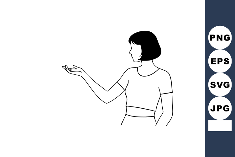 Woman Clipart Image 16