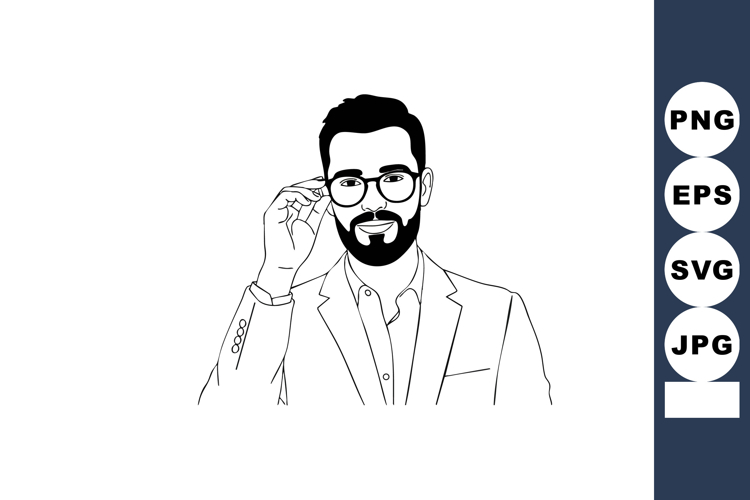 Glasses Vector Image 23